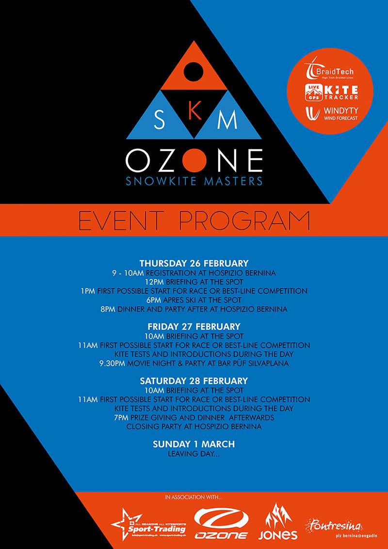 Ozone Snowkite Masters Itinerary