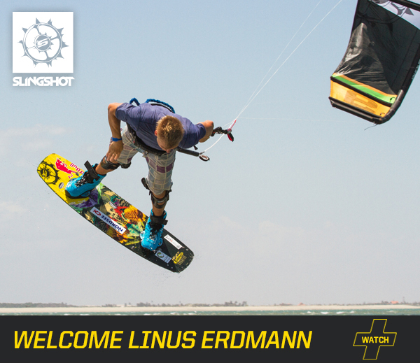 Linus Erdman German kitesurfer for Slingshot