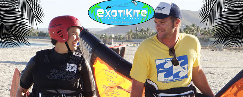 Los Barriles - Baja, Mexico Kiteboarding lessons Exotikite Kiteworld Magazine