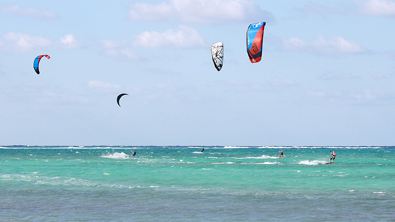 Cayman Islands kitesurfing