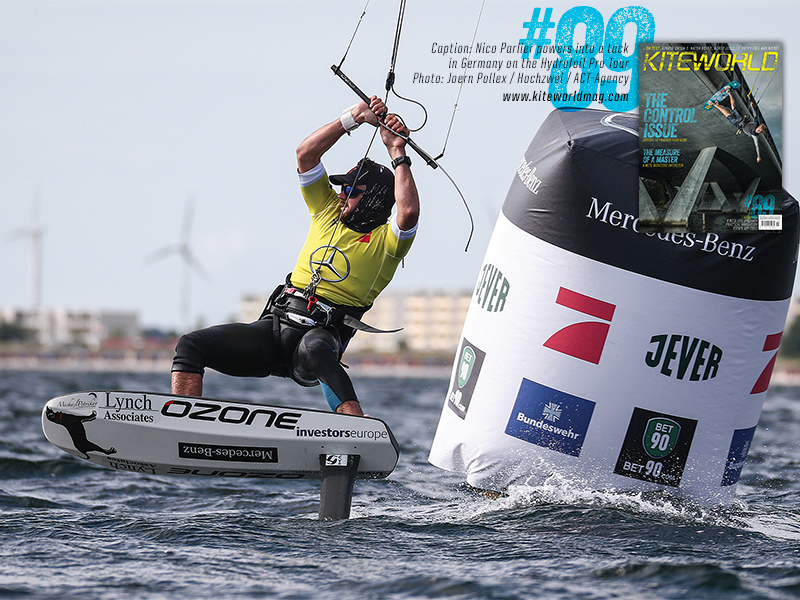 Nico Parlier powers into a tack in Germany - Kiteworld issue 89 gallery