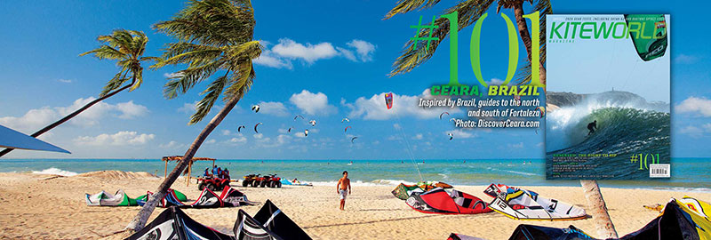 Kiteworld issue 101 - guide to kiteboarding in Brazil