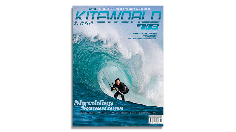 Kiteworld Issue 103 cover featuring Moona Whyte