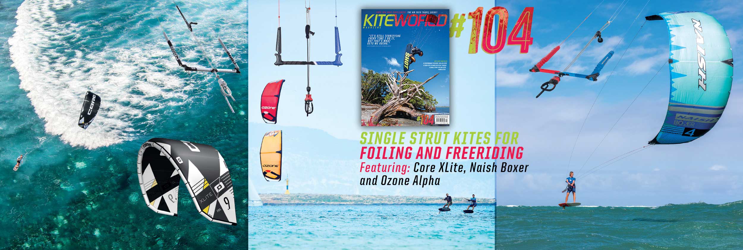 Single Strut kite tests 2020
