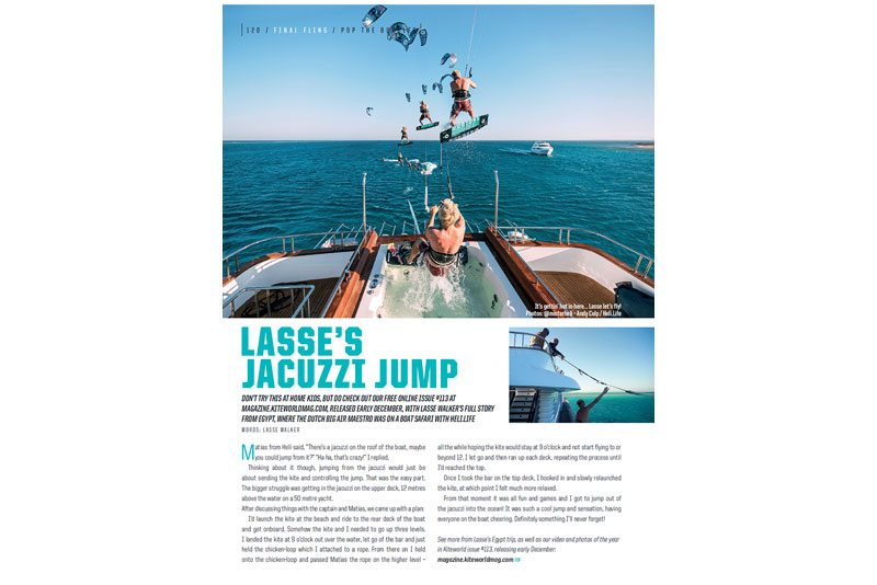 Kiteworld Winter 21/22 - Lasse's Jacuzzi Jump