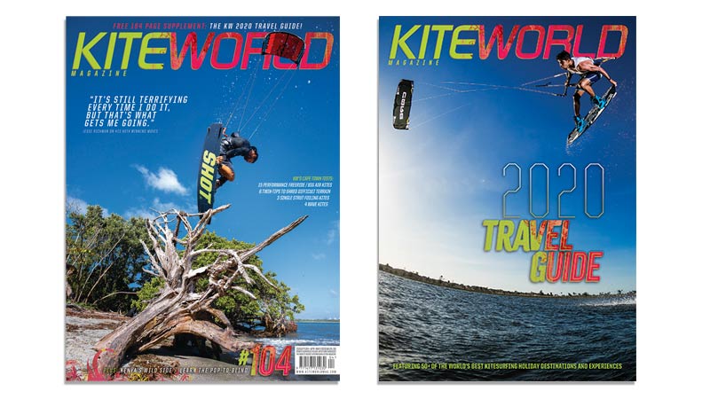 Kiteworld Magazine issue 104 and Travel Guide 2020
