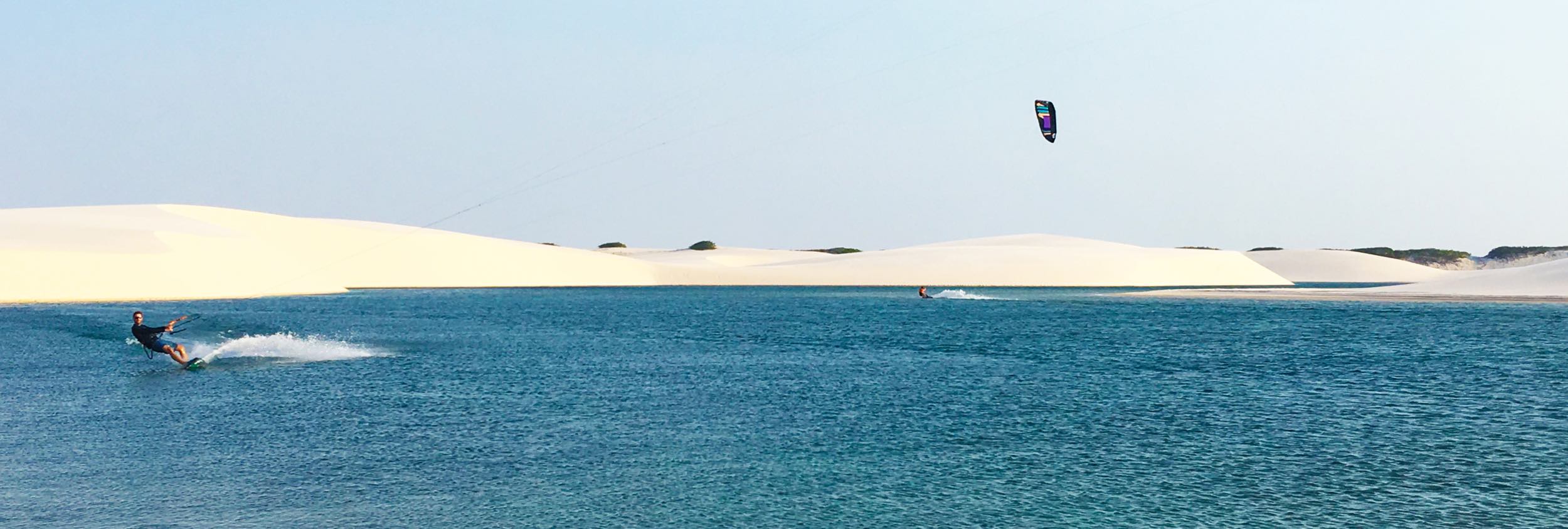Kiting in the dunes