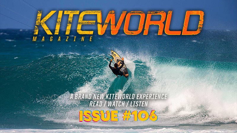 Kiteworld Magazine issue 106 with Keahi de Aboitiz