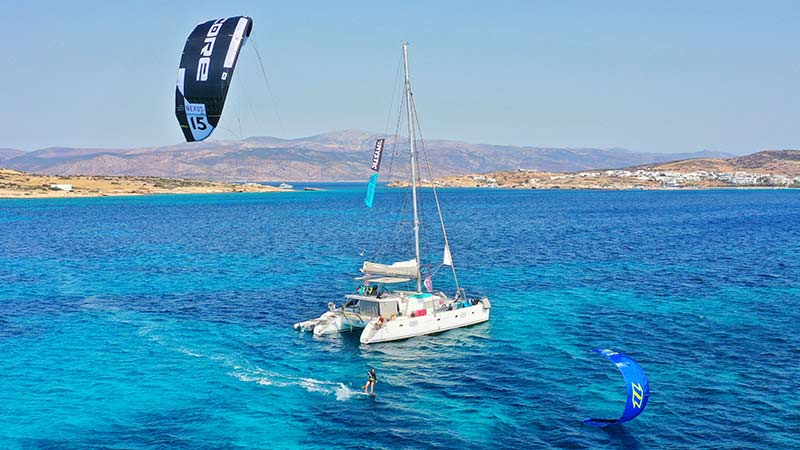 The Action Cruise kiteboarding trips